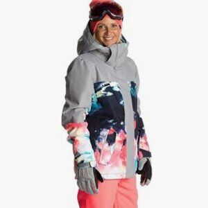 ROXY Jetty Block JK Snowboard Jacket Coat Medium